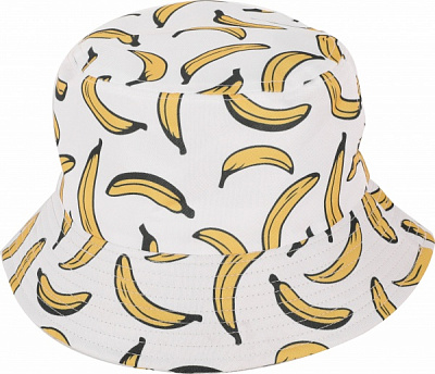 Панама No Name з бананами р.54 білий із малюнком