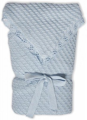 Простынь Фламинго 100х100 см голубой 782 