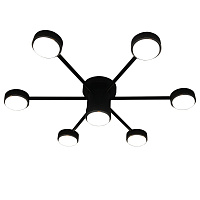 Люстра стельова Victoria Lighting 7x12 Вт GX53 чорний Robyn/PL7 black