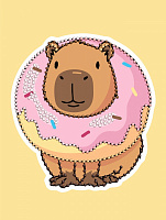 Алмазная мозаика Сладкий капибара Ideyka