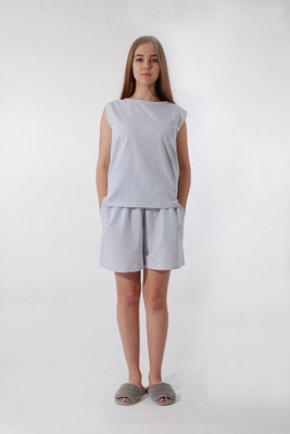 Костюм домашний женский Flis clothes р. L серый 