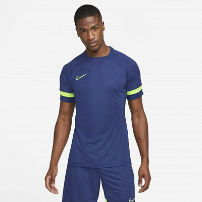 Футболка Nike M NK DF ACD21 TOP SS CW6101-492 р.S синій