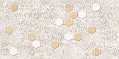 Плитка Golden Tile Zen Hexagons бежевый ZN1061 30х60 