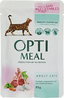 Корм Optimeal з ягням і овочами в желе 85 г