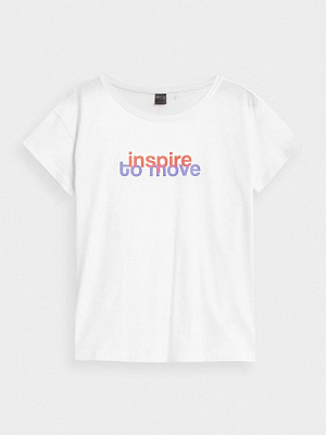 Футболка 4F D4Z21-TSD250-10S р.S белый