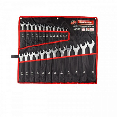 Набор ключей комбинированных Haisser 25 шт. 48430