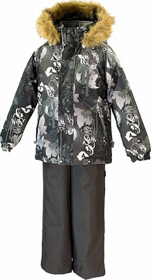 Комплект детской одежды унисекс HUPPA р.110 серый 41480030-82818-110 