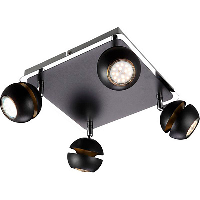 Спот Altalusse INL-9386C-04 LED 4x4 Вт GU10 хром/черный