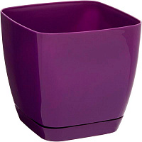 Вазон пластиковий Form Plastic Тоскана Квадро-11 квадратний 1л фіолетовий (0730-005) 