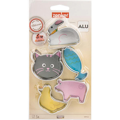 Набір форм для вирізання печива Тварини Zenker