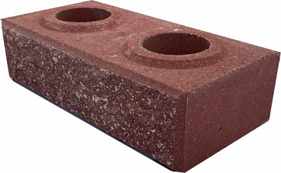 Цегла гіперпресована LEGO-FASAD колота червона