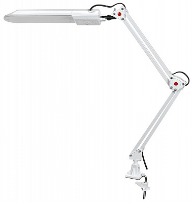 Настольная лампа офисная IEK 8 Вт белый LDNL2-2015-1-VV-08-K01