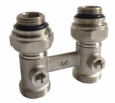 Узел подключения V&G VALOGIN прямой Н-образный 3/4