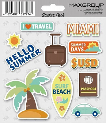 Наклейка MAXGROUP Туризм NM-023