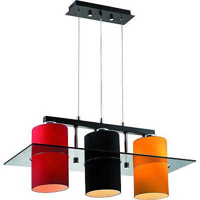 Люстра Altalusse INL-9171P-03 червоний/чорний/амбер