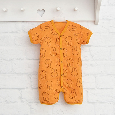 Песочник унисекс Blanka Зайчик р.74 горчичный 110287 