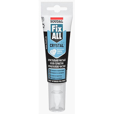 Клей-герметик SOUDAL FIX ALL Crystal 125мл прозрачный