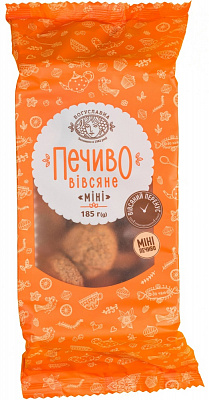 Печенье овсяное БОГУСЛАВНА мини 185 г