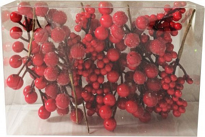 Набір новорічних декорацій Пучок ягід дрібних EPI-55126