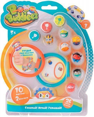 Игровой набор Bbuddieez с 10 фигурками и 2 браслетами 15005 