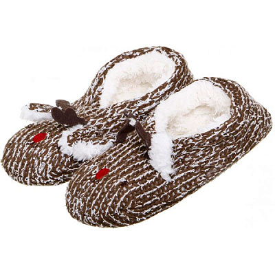 Обувь домашняя La Nuit Новогодние р. 36/37 коричневый 