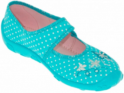 Тапочки для девочек Beck Magic р.29 бирюзовый 215256G29AB 
