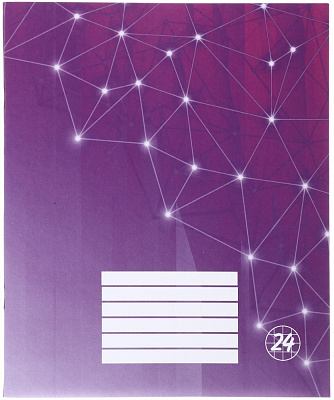 Тетрадь школьная 24 листа клетка економ 2024 Nota Bene