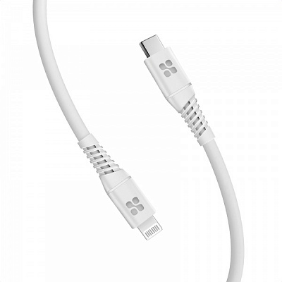 Кабель Promate PowerLine-Ci120 USB-C to Lightning MFi 20W Power Delivery 1.2 м 1,2 м білий (powerline-ci120.white)