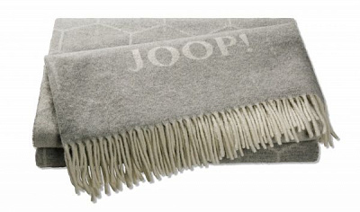 Плед F-Vision Schiefer 130x180 см серый/светло-серый Joop! 