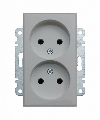 Механизм розетки без заземления Makel Karea IP20 белый 57001017