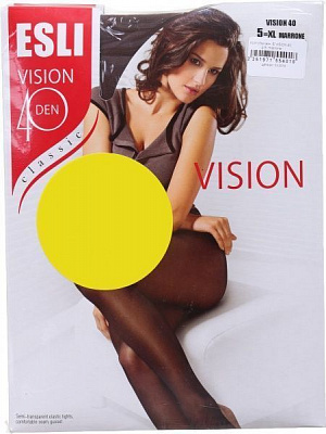Колготки женские ESLI Vision Classic р. 5 40 den marrone 2 пар 