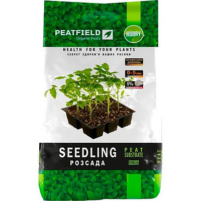 Субстрат торфяной PEATFIELD рассада 20л