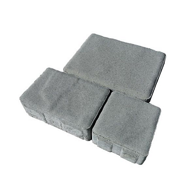 Тротуарна плитка Brukland Венеція сіра Н= 60 мм