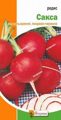Семена Яскрава редис Сакса 3г (4823069801427)