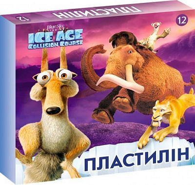 Пластилин Ледниковый период 12 цветов Мицар+