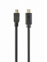 Кабель Cablexpert 3 м чорний (CCP-USB2-mBMCM-10) USB 2.0 Micro BM-тато/C-тато 