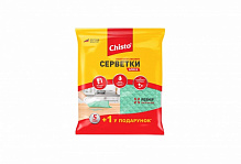 Салфетка влагопоглощающая Chisto Блеск 5+1 16х16 см 6 шт./уп. / желтый