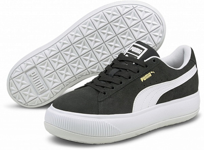 Кроссовки Puma Suede Mayu 38068602 р.UK 4,5 черный