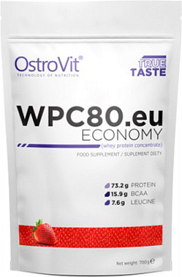 Протеин Ostrovit WPC80.eu Economy шоколад 0,7 кг 
