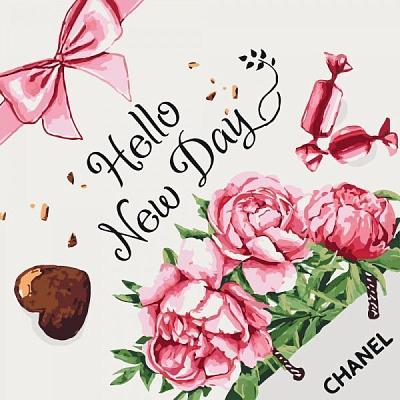 Картина по номерам Hello new day Идейка 