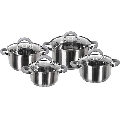 Набор кастрюль 8 предметов S-A3022 UP! (Underprice)