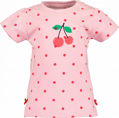 Футболка для девочек Blue Seven хлопок 100% Вишенка р.80 розалия 901117 X * 98 
