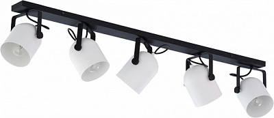 Спот TK Lighting Spectra 5x60 Вт Е27 черный/белый 3469 