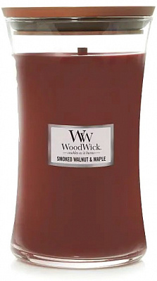 Свічка ароматична Woodwick Large Smoked Walnut & Maple 609 г