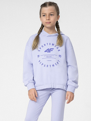 Джемпер 4F SWEATSHIRT F218 4FJSS23TSWSF218-52S р. 140 рожевий