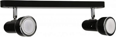 Спот LightMaster RAD-2 MR16 2xG5.3 черный 