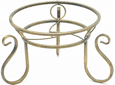 Подставка для растений Ferrum Decor 34х30x20 см античное золото 