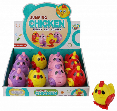 Іграшка заводна RUNSHENG Курча 7x8,7 см в асортименті WUP715888