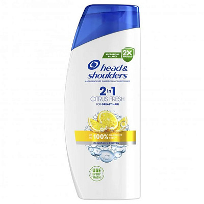 Шампунь Head & Shoulders Цитрус 2-в-1 625 мл