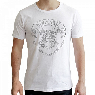 Футболка для мальчиков Harry Potter Poudlard р.164–170 белый ABYTEX367S 
